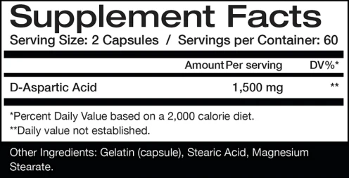 Daa Max Product Label